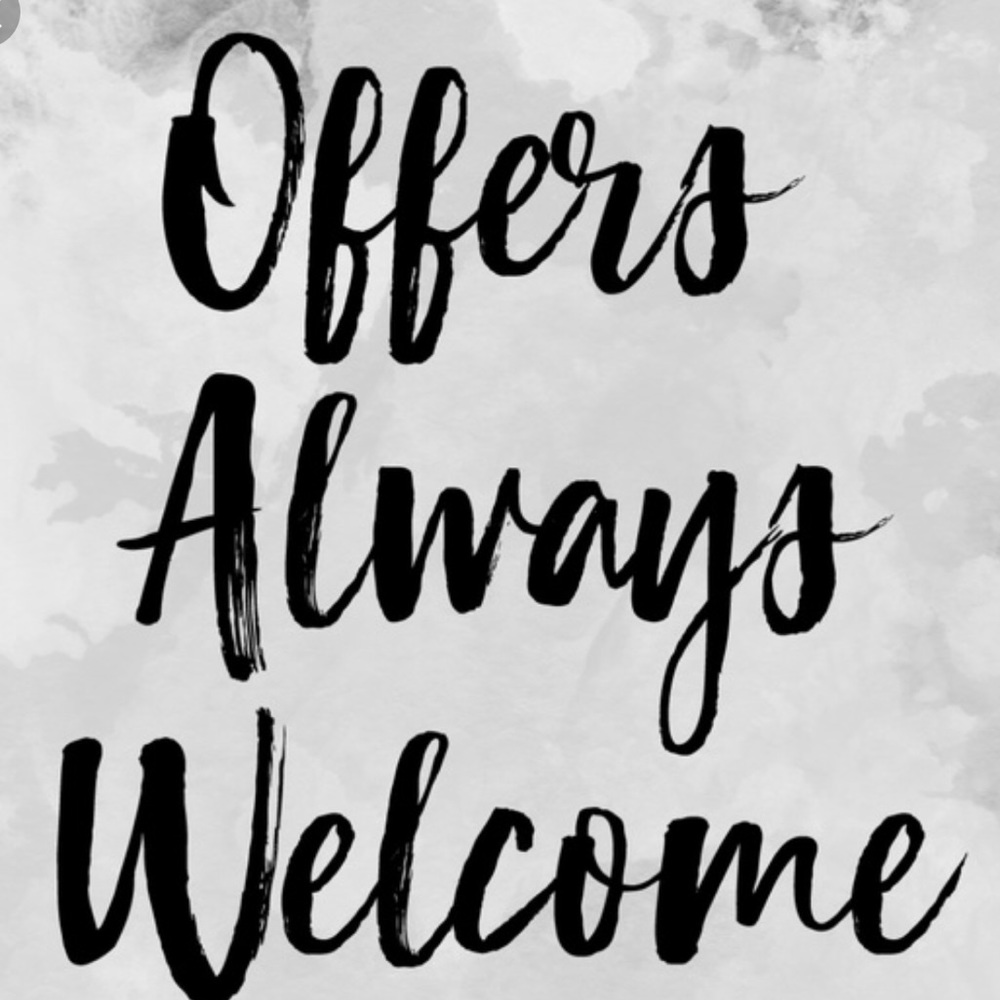 OFFERS WELCOME